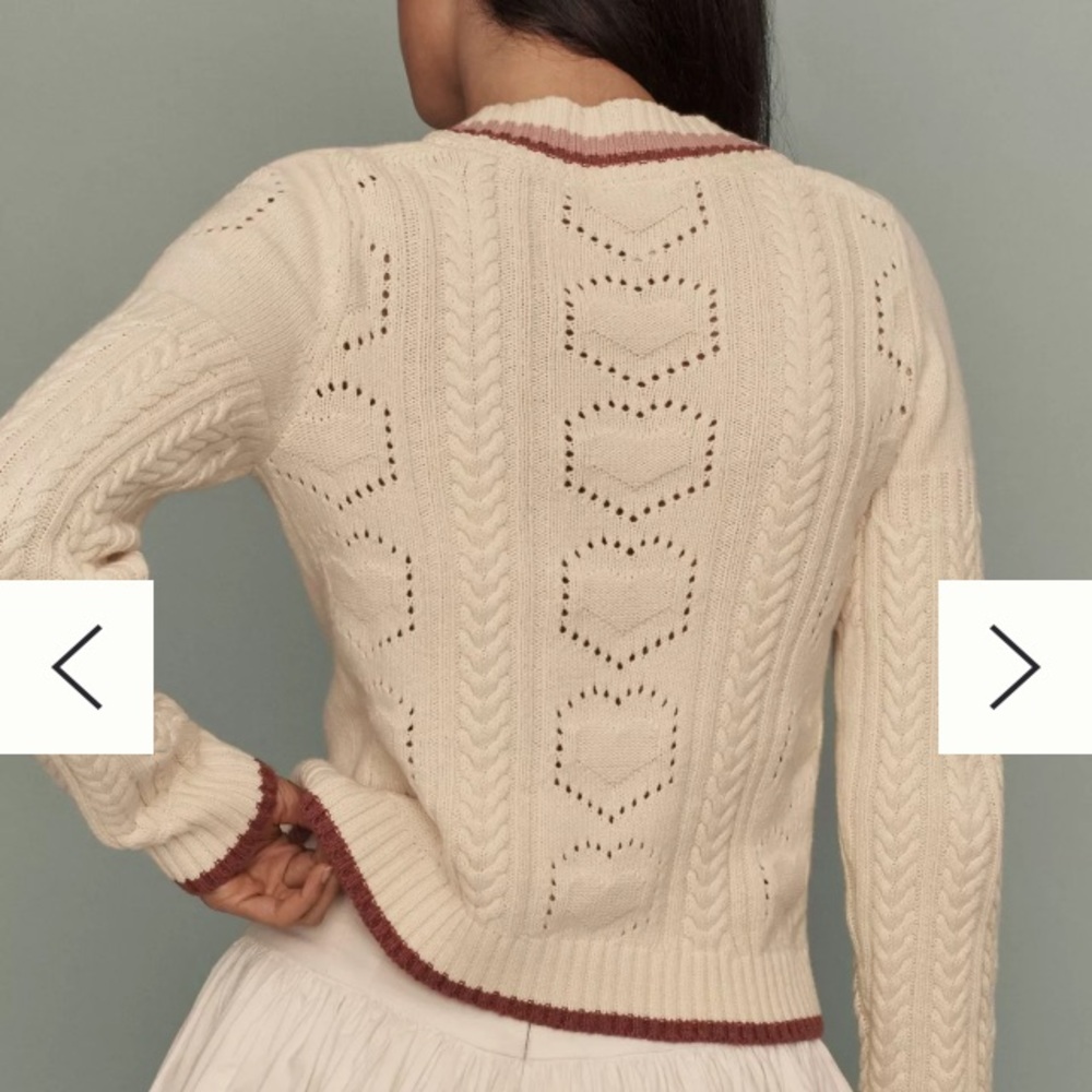 Anthropologie size large asymmetrical size large sweater excellent condition - Picture 3 of 10